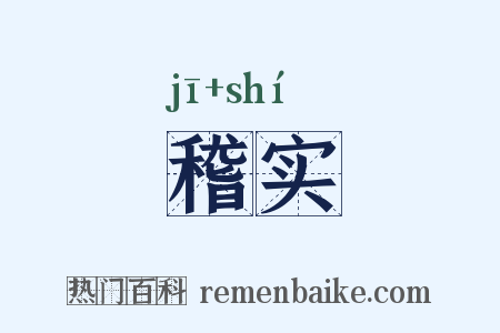 稽实是什么意思的图片